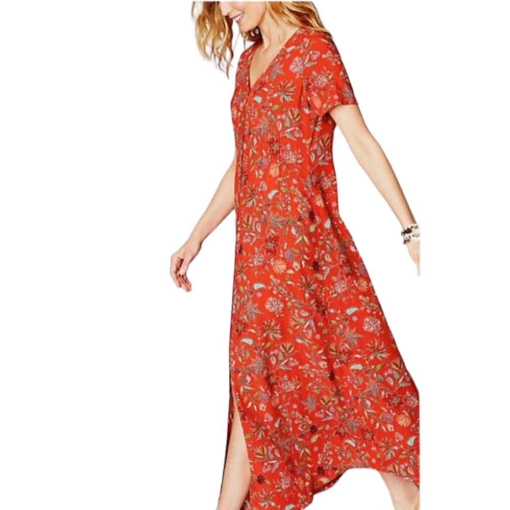 J JILL* Button Down Maxi Dress